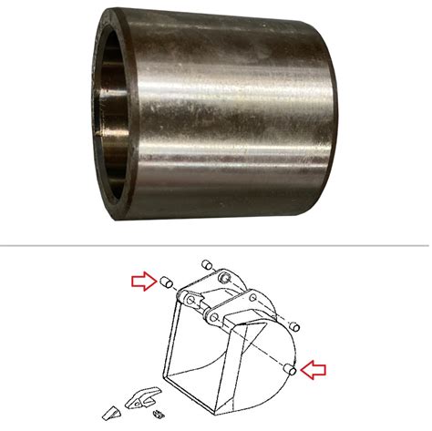 backhoe bucket bushings by size